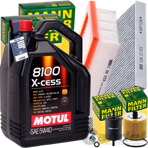 Mann inspektionspaket motul - inspektionspaket+5l,